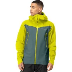 Norrona Falketind Gore-Tex Jacket Men - Sulphur Spring/North Atlantic