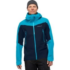 Norrona Falketind Gore-Tex Jacket Men - Hawaiian Surf/Indigo Night