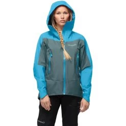 Norrona Falketind Gore-Tex Jacket Women - Aquarius/North Atlantic