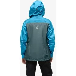 Norrona Falketind Gore-Tex Jacket Women - Aquarius/North Atlantic -Norrona norrona falketind gore tex jacket women model 2 1150947