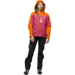 Norrona Falketind Gore-Tex Jacket Women - Orange Popsicle/Honeysuckle -Norrona norrona falketind gore tex jacket women orange popsicle honeysuckle 3 1025320