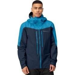 Norrona Falketind Gore-Tex Paclite Jacket Men - Hawaiian Surf/Indigo Night