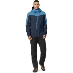 Norrona Falketind Gore-Tex Paclite Jacket Men - Hawaiian Surf/Indigo Night -Norrona norrona falketind gore tex paclite jacket men hawaiian surf indigo night 2 1461655