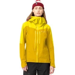 Norrona Falketind Gore-Tex Paclite Jacket Women - Blazing Yellow/Sulphur