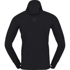 Norrona Falketind Power Grid Hood Jacket Men - Caviar -Norrona norrona falketind power grid hood men caviar 2 1341850