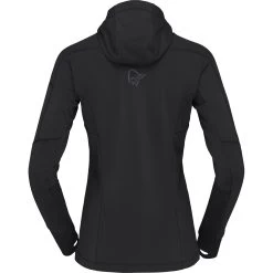 Norrona Falketind Power Grid Hood Jacket Women - Caviar -Norrona norrona falketind power grid hood women caviar 2 1341882