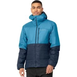 Norrona Falketind Thermo60 Hood Jacket Men - Hawaiian Surf/Indigo Night