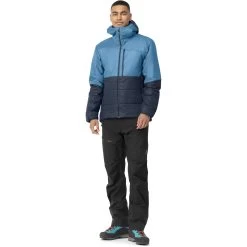 Norrona Falketind Thermo60 Hood Jacket Men - Hawaiian Surf/Indigo Night -Norrona norrona falketind thermo60 hood men hawaiian surf indigo night 2 1461803