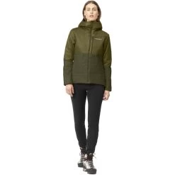Norrona Falketind Thermo60 Hood Jacket Women - Olive Drab/Olive Night -Norrona norrona falketind thermo60 hood women olive drab olive night 2 1461786