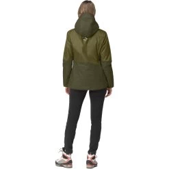 Norrona Falketind Thermo60 Hood Jacket Women - Olive Drab/Olive Night -Norrona norrona falketind thermo60 hood women olive drab olive night 4 1253768