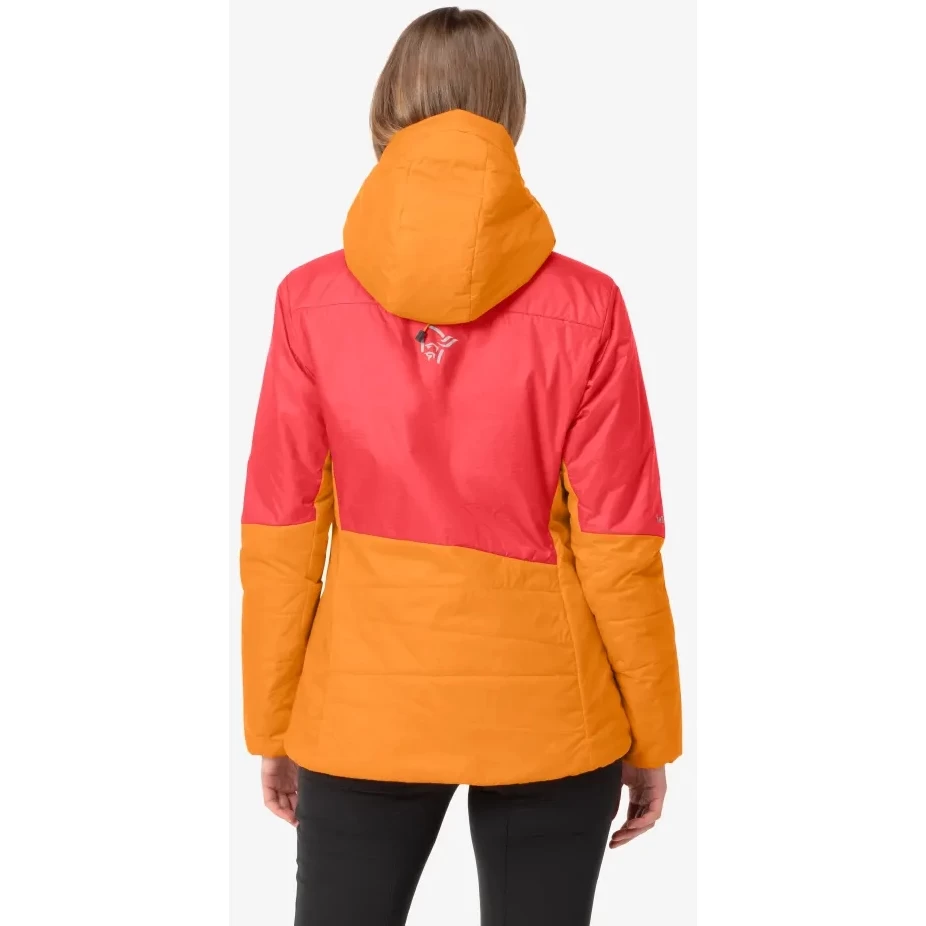 Norrona Falketind Thermo60 Hood Jacket Women - Orange Popsicle/Honeysuckle 5 Norrona Falketind Thermo60 Hood Jacket Women - Orange Popsicle/Honeysuckle - Image 5