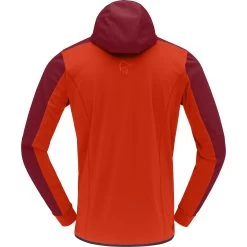 Norrona Falketind Warm2 Octa Hood Jacket Men - Arednalin/Rhubarb -Norrona norrona falketind warm2 octa hood jacket men arednalin rhubarb 3 1517672