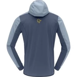 Norrona Falketind Warm2 Octa Hood Jacket Men - Blue Fog/Vintage Indigo -Norrona norrona falketind warm2 octa hood men blue fog vintage indigo 2 1341923