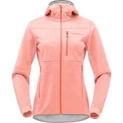 Norrona Falketind Warm2 Octa Hood Jacket Women - Orange Alert/Peach Amber -Norrona norrona falketind warm2 octa hood women orange alert peach amber 1 1254068