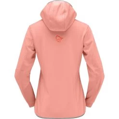 Norrona Falketind Warm2 Octa Hood Jacket Women - Orange Alert/Peach Amber -Norrona norrona falketind warm2 octa hood women orange alert peach amber 2 1254070