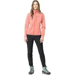 Norrona Falketind Warm2 Octa Hood Jacket Women - Orange Alert/Peach Amber -Norrona norrona falketind warm2 octa hood women orange alert peach amber 3 1254071