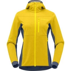 Norrona Falketind Warm2 Octa Hood Jacket Women - Sulphur -Norrona norrona falketind warm2 octa hood women sulphur 1 1341942
