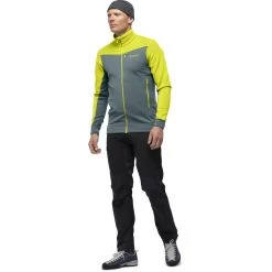 Norrona Falketind Warmwool2 Stretch Jacket Men - Sulphur Spring/North Atlantic -Norrona norrona falketind warmwool2 stretch jacket men sulphur spring north atlantic 2 1560989