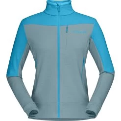 Norrona Falketind Warmwool2 Stretch Jacket Women - Aquarius/Tourmaline -Norrona norrona falketind warmwool2 stretch jacket women aquarius tourmaline 1 1126417