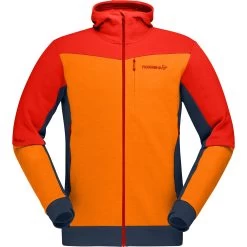 Norrona Falketind Warmwool2 Stretch Zip Hood Jacket Men - Arednalin/Orange Popsicle 6 Norrona Falketind Warmwool2 Stretch Zip Hood Jacket Men - Arednalin/Orange Popsicle -Norrona norrona falketind warmwool2 stretch zip hood jacket men arednalin orange popsicle 1 1025655