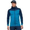 Norrona Falketind Warmwool2 Stretch Zip Hood Jacket Men - Hawaiian Surf/Indigo Night