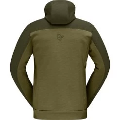 Norrona Falketind Warmwool2 Stretch Zip Hood Jacket Men - Olive Night/Olive Drab -Norrona norrona falketind warmwool2 stretch zip hood jacket men olive night olive drab 2 1254026