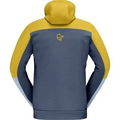 Norrona Falketind Warmwool2 Stretch Zip Hood Jacket Men - Sulphur/Blue Fog 7 Norrona Falketind Warmwool2 Stretch Zip Hood Jacket Men - Sulphur/Blue Fog -Norrona norrona falketind warmwool2 stretch zip hood jacket men sulphur blue fog 2 1341893