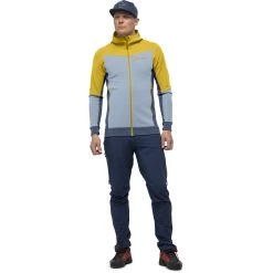 Norrona Falketind Warmwool2 Stretch Zip Hood Jacket Men - Sulphur/Blue Fog 8 Norrona Falketind Warmwool2 Stretch Zip Hood Jacket Men - Sulphur/Blue Fog -Norrona norrona falketind warmwool2 stretch zip hood jacket men sulphur blue fog model 1 1399559