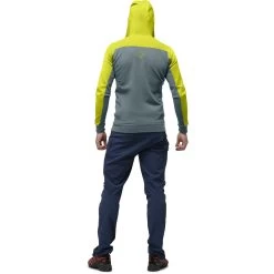 Norrona Falketind Warmwool2 Stretch Zip Hood Jacket Men - Sulphur Spring/North Atlantic -Norrona norrona falketind warmwool2 stretch zip hood jacket men sulphur spring north atlantic 3 1561001