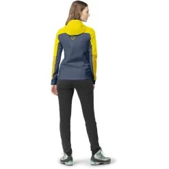 Norrona Falketind Warmwool2 Stretch Zip Hood Jacket Women - Blazing Yellow/Sulphur -Norrona norrona falketind warmwool2 stretch zip hood jacket women blazing yellow sulphur model 2 1399558