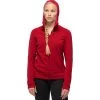 Norrona Falketind Warmwool2 Stretch Zip Hood Jacket Women - Jester Red