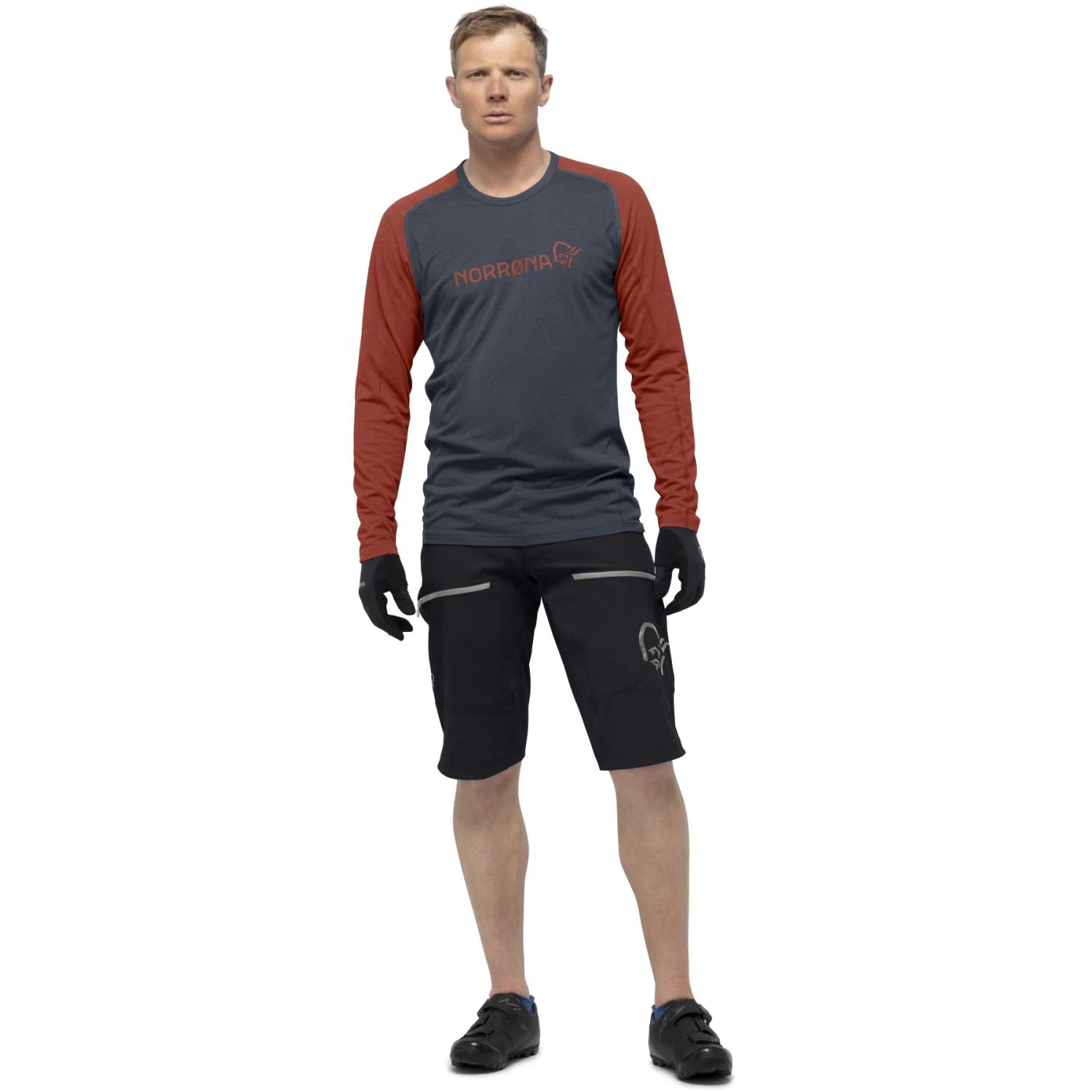 Norrona Fjørå Equaliser Lightweight Long Sleeve Shirt Men - Rooibos Tea/Indigo Night 4 Norrona Fjørå Equaliser Lightweight Long Sleeve Shirt Men - Rooibos Tea/Indigo Night - Image 4