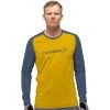 Norrona Fjørå Equaliser Lightweight Long Sleeve Shirt Men - Sulphur/Vintage Indigo