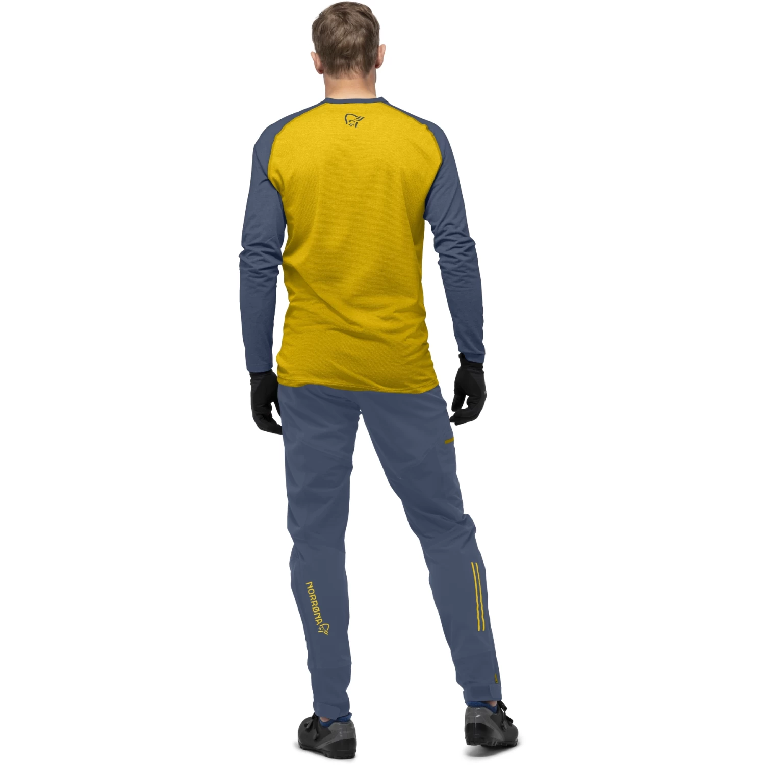 Norrona Fjørå Equaliser Lightweight Long Sleeve Shirt Men - Sulphur/Vintage Indigo 5 Norrona Fjørå Equaliser Lightweight Long Sleeve Shirt Men - Sulphur/Vintage Indigo - Image 5