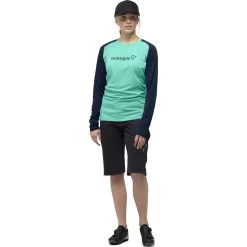 Norrona Fjørå Equaliser Lightweight Long Sleeve Shirt Women - Arcadia/Indigo Night -Norrona norrona fjora equaliser lightweight long sleeve shirt women arcadia indigo night 3 903456