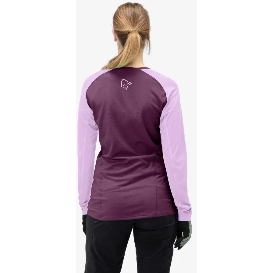 Norrona Fjørå Equaliser Lightweight Long Sleeve Shirt Women - Dark Purple/Violet Tulle 5 Norrona Fjørå Equaliser Lightweight Long Sleeve Shirt Women - Dark Purple/Violet Tulle - Image 5