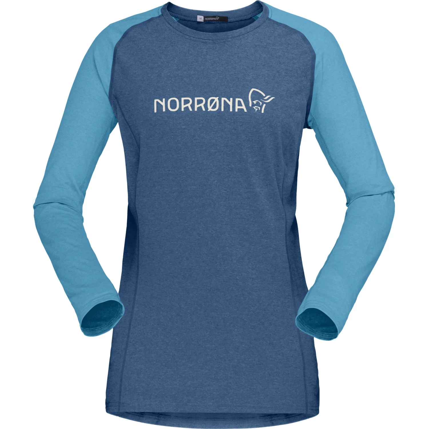 Norrona Fjørå Equaliser Lightweight Long Sleeve Shirt Women - Mykonos Blue/Aquarius 2 Norrona Fjørå Equaliser Lightweight Long Sleeve Shirt Women - Mykonos Blue/Aquarius - Image 2