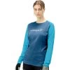 Norrona Fjørå Equaliser Lightweight Long Sleeve Shirt Women - Mykonos Blue/Aquarius