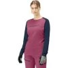 Norrona Fjørå Equaliser Lightweight Long Sleeve Shirt Women - Violet Quartz/Indigo Night