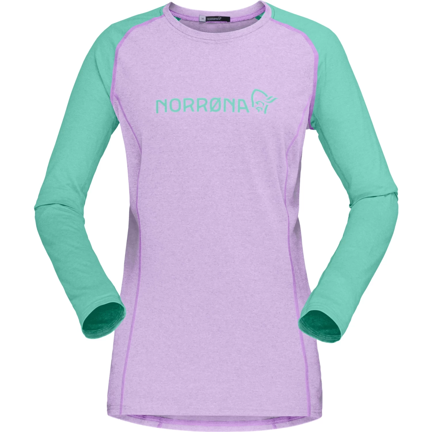 Norrona Fjørå Equaliser Lightweight Long Sleeve Shirt Women - Violet Tuille/Arcadia 2 Norrona Fjørå Equaliser Lightweight Long Sleeve Shirt Women - Violet Tuille/Arcadia - Image 2