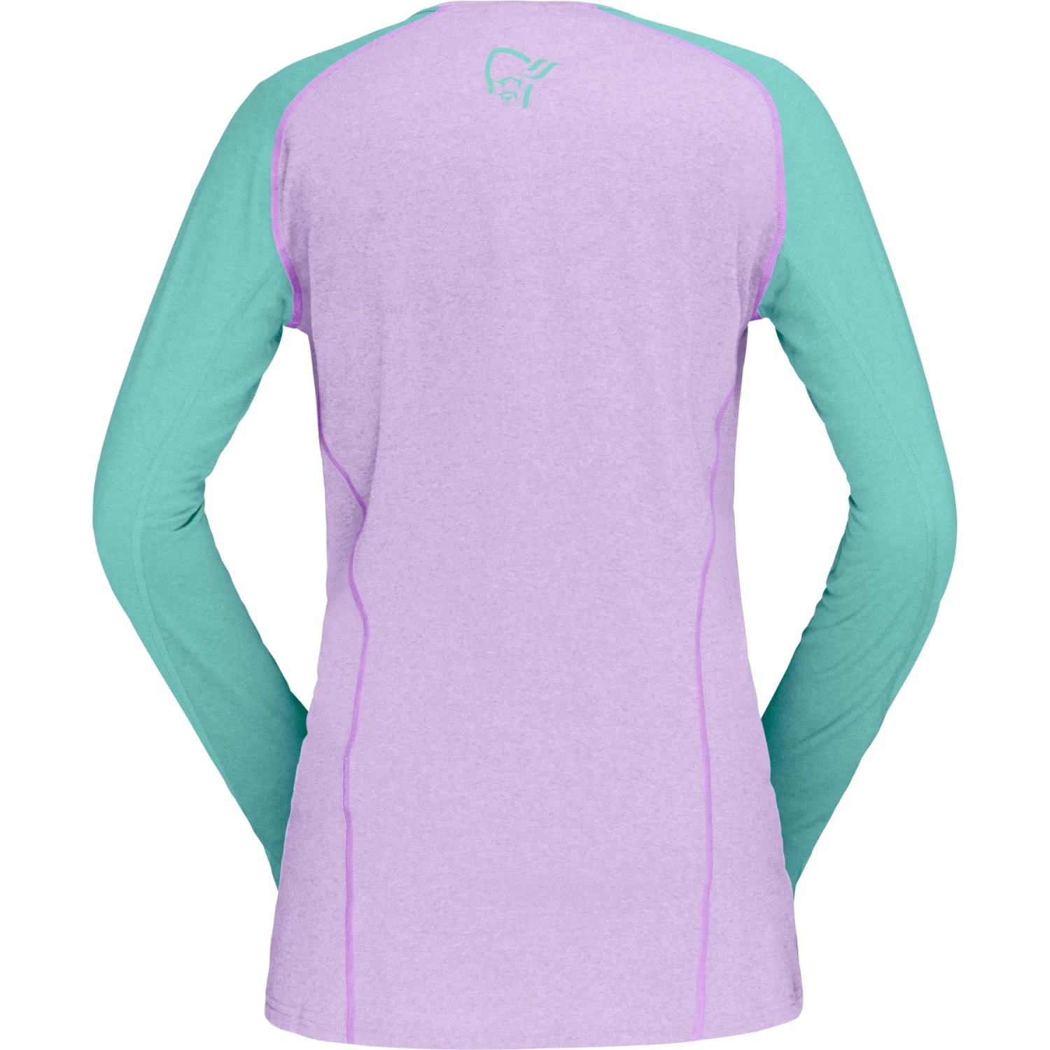 Norrona Fjørå Equaliser Lightweight Long Sleeve Shirt Women - Violet Tuille/Arcadia 3 Norrona Fjørå Equaliser Lightweight Long Sleeve Shirt Women - Violet Tuille/Arcadia - Image 3