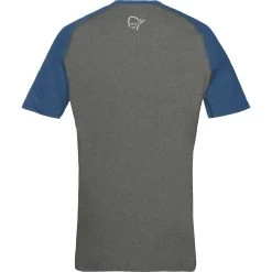 Norrona Fjørå Equaliser Lightweight T-Shirt Men - Mykonos Blue/Castor Grey -Norrona norrona fjora equaliser lightweight t shirt men mykonos blue castor grey 2 1342130