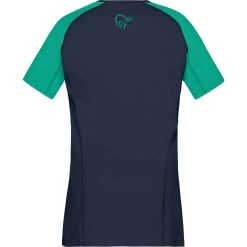 Norrona Fjørå Equaliser Lightweight T-Shirt Women - Arcadia/Indigo Night -Norrona norrona fjora equaliser lightweight t shirt women arcadia indigo night 2 903508