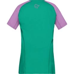 Norrona Fjørå Equaliser Lightweight T-Shirt Women - Violet Tuille/Arcadia -Norrona norrona fjora equaliser lightweight t shirt women violet tulle arcadia 2 903516