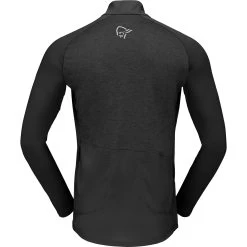 Norrona Fjørå Equaliser Long Sleeve Zip Top Men - Caviar -Norrona norrona fjora equaliser long sleeve zip top men caviar 2 1255383
