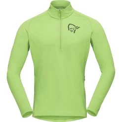 Norrona Fjørå Equaliser Long Sleeve Zip Top Men - Foliage/Treetop -Norrona norrona fjora equaliser long sleeve zip top men foliage treetop 1 903529