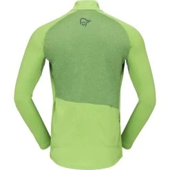 Norrona Fjørå Equaliser Long Sleeve Zip Top Men - Foliage/Treetop -Norrona norrona fjora equaliser long sleeve zip top men foliage treetop 2 903530