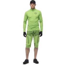 Norrona Fjørå Equaliser Long Sleeve Zip Top Men - Foliage/Treetop -Norrona norrona fjora equaliser long sleeve zip top men foliage treetop 3 903531