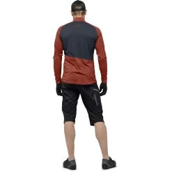 Norrona Fjørå Equaliser Long Sleeve Zip Top Men - Rooibos Tea/Indigo Night -Norrona norrona fjora equaliser long sleeve zip top men rooibos tea indigo night 4 1255396