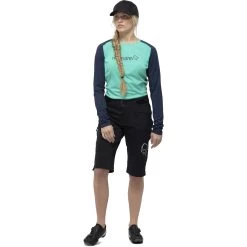 Norrona Fjørå Flex1 Heavy Duty Shorts Women - Caviar/Castor Grey -Norrona norrona fjora flex1 heavy duty shorts women caviar castor grey 3 903594